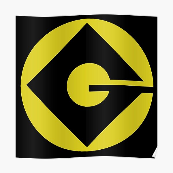 "Gru G Logo" Poster for Sale by NostalgiacNT | Redbubble