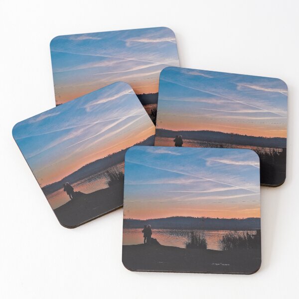 Item preview, Romantic Sunset landscape lake photography  designed and sold by marghe41.