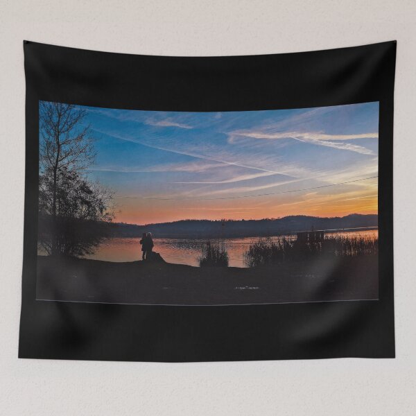 Item preview, Romantic Sunset landscape lake photography  designed and sold by marghe41.