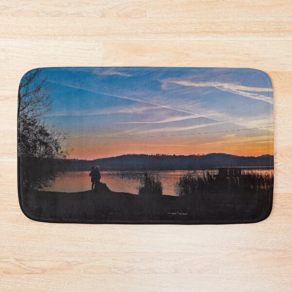 Item preview, Romantic Sunset landscape lake photography  designed and sold by marghe41.