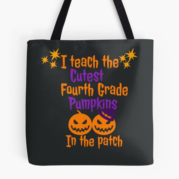 Artikelvorschau, Ich unterrichte die süßesten Kürbisse der vierten Klasse im Patch, lustiger Halloween-Lehrer. entworfen und verkauft von StandStrong786.
