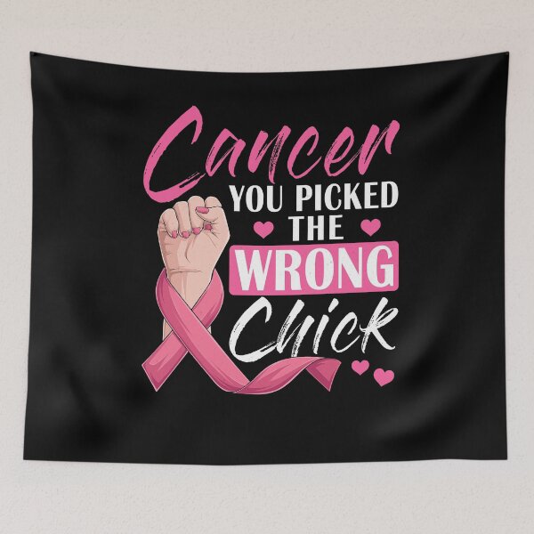 Item preview, Breast Cancer Awareness Cancer Your Picked The Wrong Chick designed and sold by vasilestuardk.