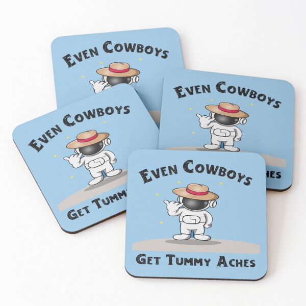 Item preview, Even Cowboys Get Tummy Aches designed and sold by designsdetour.