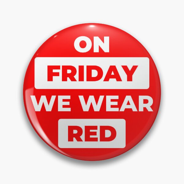 Item preview, On Friday We Wear Red designed and sold by designerpriti.