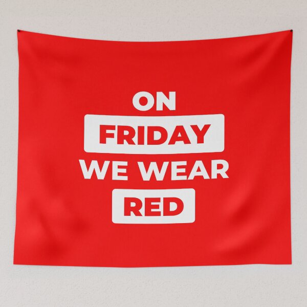 Item preview, On Friday We Wear Red designed and sold by designerpriti.