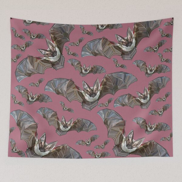 Item preview, Pink Bats by BeeFoxTree, Long Eared Bats designed and sold by BeeFoxTree.
