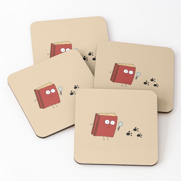 Item preview, funny Book detective searching for clues designed and sold by wordspotrayal.