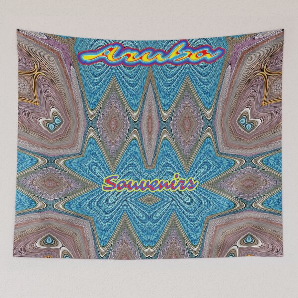 Item preview, WONDERFUL ARUBA SOUVENIRS - ARUBA ABSTRACT GEOMETRIC PAINTING PARADISE ISLAND - ARUBA ONE HAPPY ISLAND. designed and sold by Ralek.