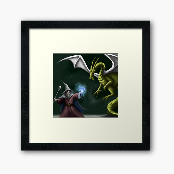 Item preview, Wizard Fighting a dragon designed and sold by Bob Murdoch.