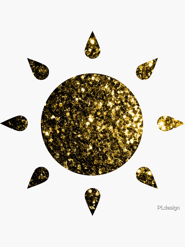 Yellow Gold faux glitter sparkles by PLdesign