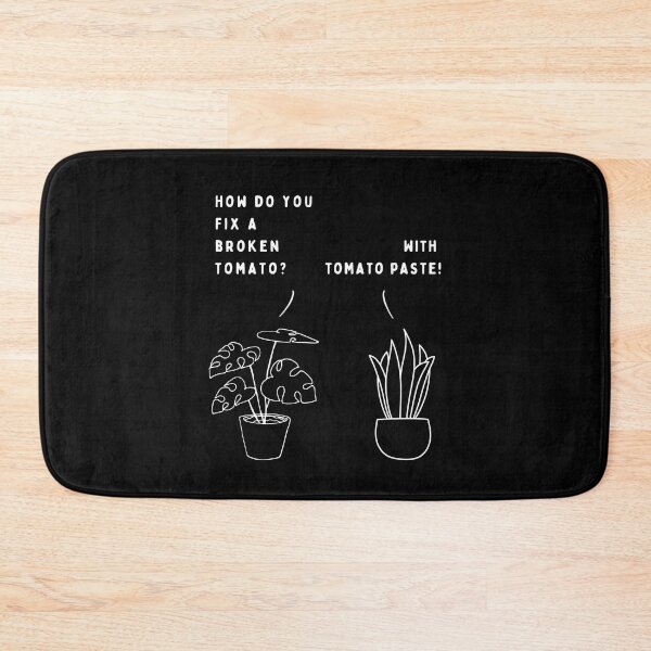 Item preview, Plant joke - How do you fix a broken tomato? designed and sold by ani-eni.
