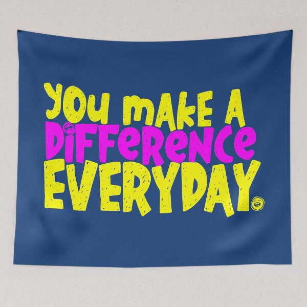 Item preview, You Make a Difference Everyday Grunge designed and sold by ReidDesigns.