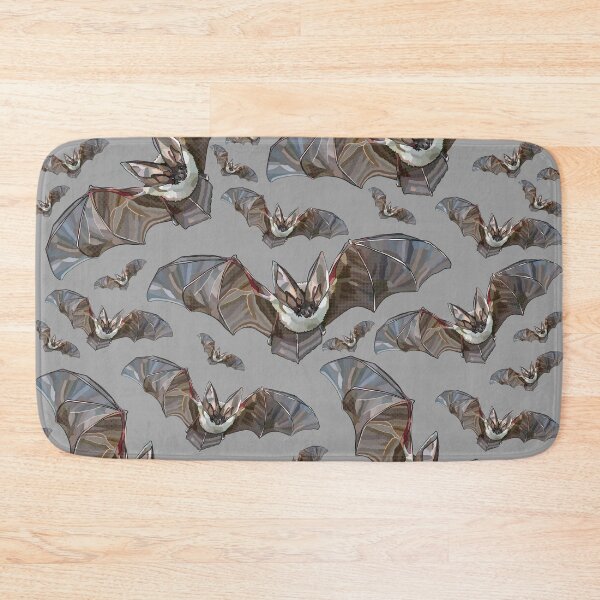 Item preview, Bats by BeeFoxTree, Long Eared Bats on Grey designed and sold by BeeFoxTree.