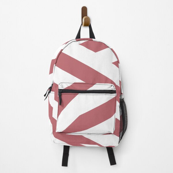 Item preview, Pink White Abstract Stripe Pattern Pairs 2023 COTY Terra Rosa DE5096 designed and sold by ColorOfTheYears.