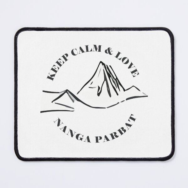 Item preview, Keep Calm and Love Nanga Parbat - Black and White  designed and sold by Unaiza Khalid.