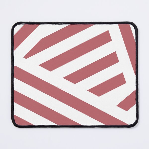 Item preview, Pink White Abstract Stripe Pattern Pairs 2023 COTY Terra Rosa DE5096 designed and sold by ColorOfTheYears.