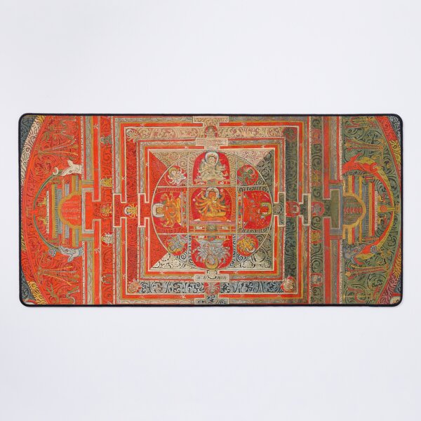 Item preview, Mandala 126 Manjuvajra Mandala 43 Deities Tibet 1400s designed and sold by GuyBlank.