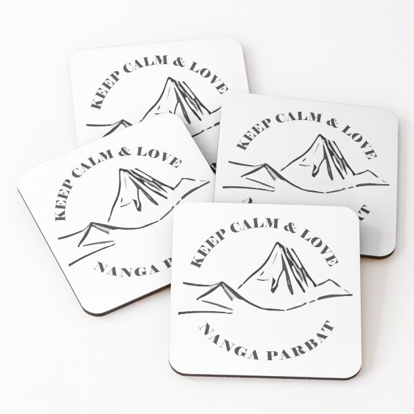 Item preview, Keep Calm and Love Nanga Parbat - Black and White  designed and sold by Unaiza Khalid.