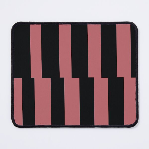Item preview, Black Pink Abstract Stripe Vertical Pattern Pairs 2023 COTY Terra Rosa DE5096 designed and sold by ColorOfTheYears.