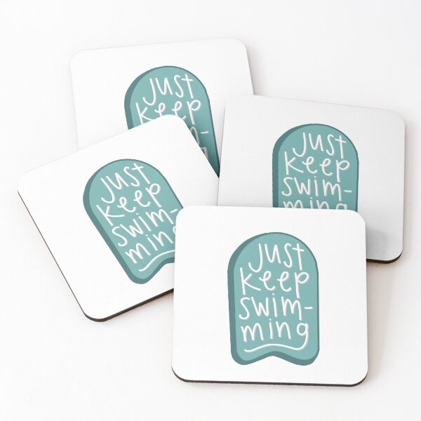 Item preview, Just keep swimming kickboard designed and sold by palmwooddesigns.