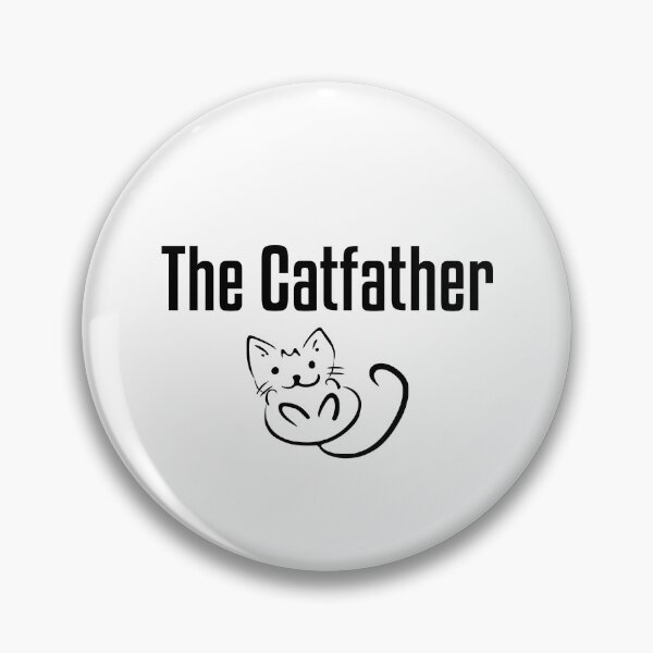 Item preview, The Catfather design with similed cat designed and sold by Kubala.