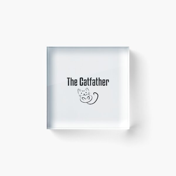 Item preview, The Catfather design with similed cat designed and sold by Kubala.