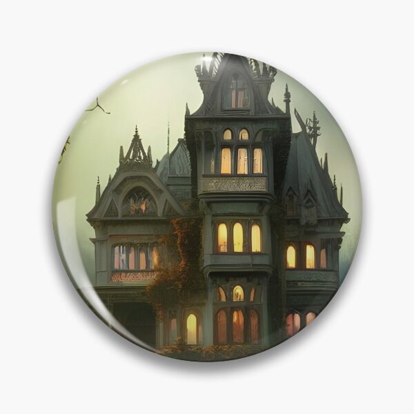 Item preview, Gothic Mansion Night View designed and sold by AlteredUrbane.