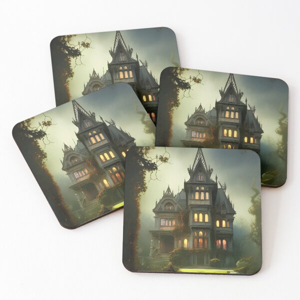 Item preview, Gothic Mansion Night View designed and sold by AlteredUrbane.