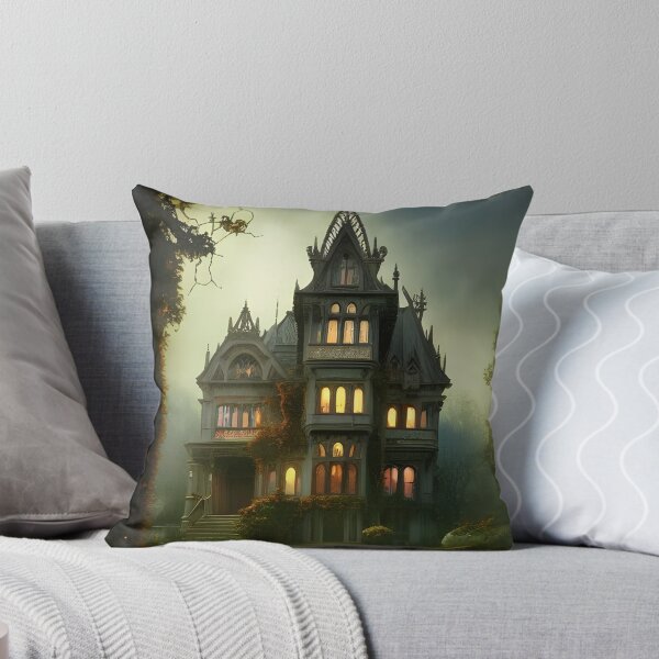 Item preview, Gothic Mansion Night View designed and sold by AlteredUrbane.