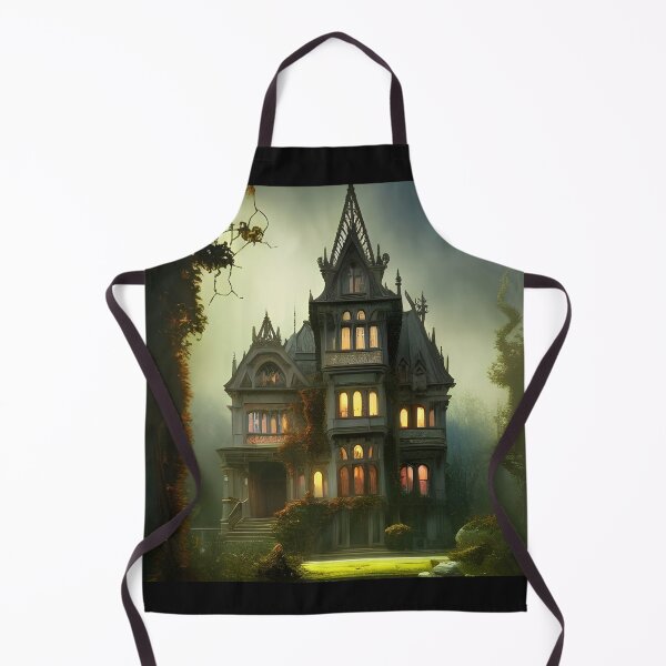 Item preview, Gothic Mansion Night View designed and sold by AlteredUrbane.