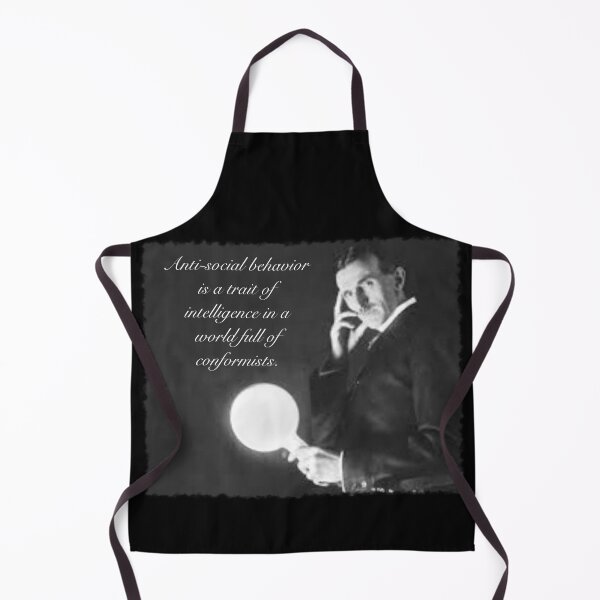 Item preview, Nikola Tesla - Antisocial behavior designed and sold by wabisabi-design.