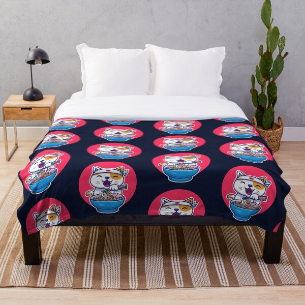 Item preview, Gato feliz comiendo ramen designed and sold by Noha Applied- Arts.