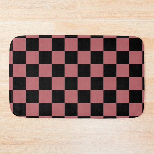 Item preview, Black Pink Checkerboard Pattern Pairs 2023 COTY Terra Rosa DE5096 designed and sold by ColorOfTheYears.