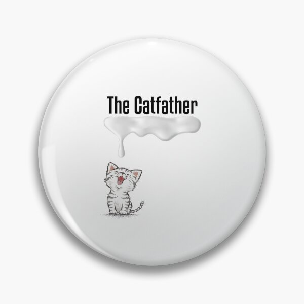 Item preview, The Catfather design with similed cat drinking milk designed and sold by Kubala.