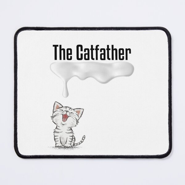 Item preview, The Catfather design with similed cat drinking milk designed and sold by Kubala.