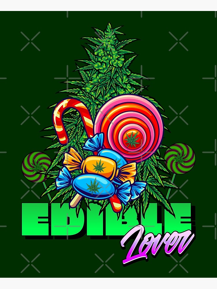 Disover Weed Edible Lover Stoner Premium Matte Vertical Poster