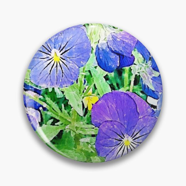 Item preview, Blue Viola Flowers  designed and sold by Floral-Art.