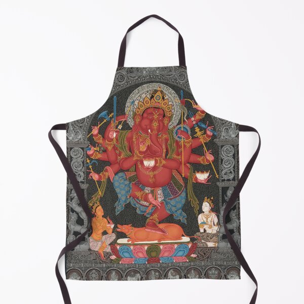 Item preview, Mandala 127 Red Twelve Armed Ganesh Sakya designed and sold by GuyBlank.
