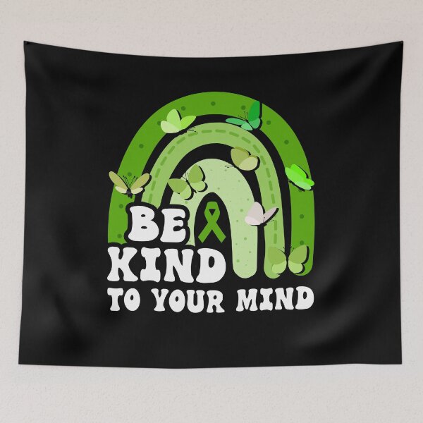 Item preview, Butterflies Rainbow Mental Health Awareness designed and sold by vasilestuardk.