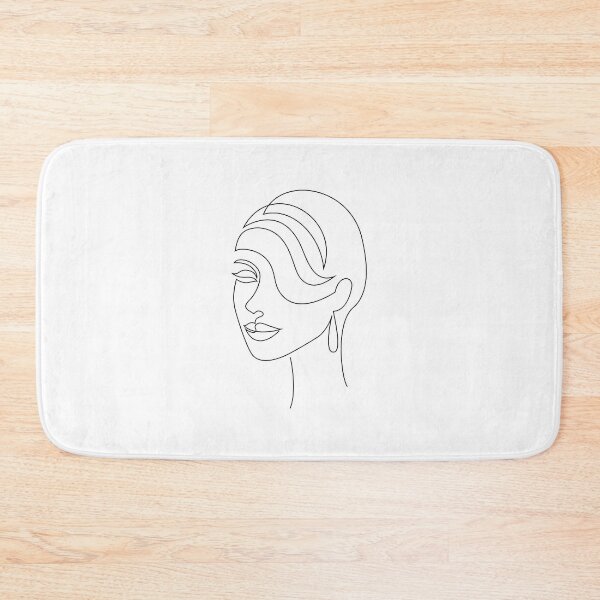 Item preview, Abstract drawing line art lady designed and sold by LineArtDrawing.