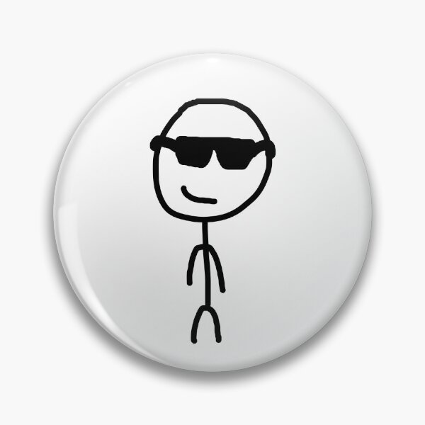 Item preview, Stickman with black glasses designed and sold by StickyMann.