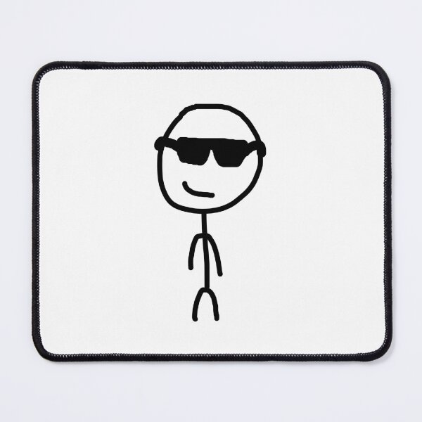 Item preview, Stickman with black glasses designed and sold by StickyMann.