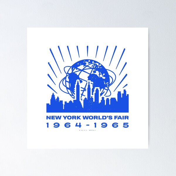 Item preview, 1964-65 New York World's Fair - Skyline (Blue) designed and sold by deadmansupplyco.