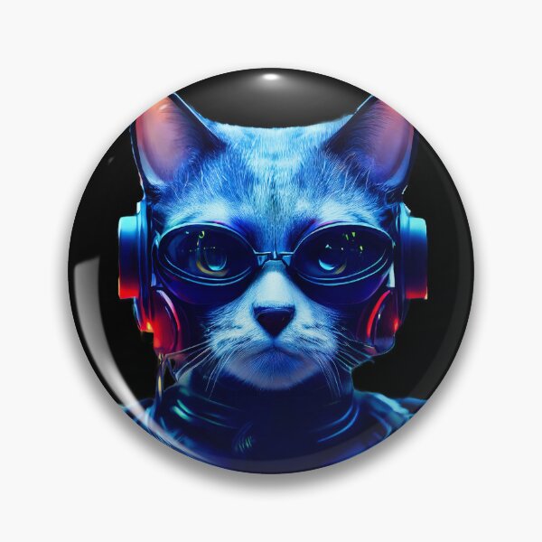 Item preview, Cyberpunk Cat 10 - Anime Kawaii Cartoon Art designed and sold by lematworks.
