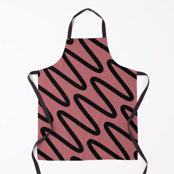 Item preview, Black Pink Minimal Diagonal Zigzag Stripe Pattern Pairs 2023 COTY Terra Rosa DE5096 designed and sold by ColorOfTheYears.