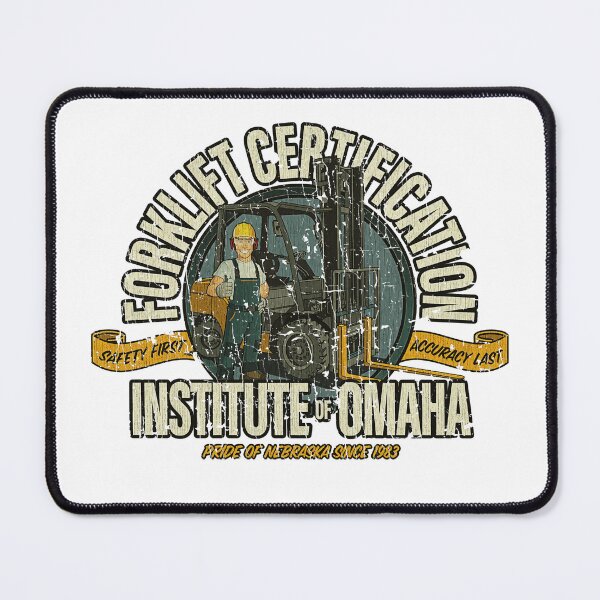 Item preview, Warehouse Worker Forklift Certification Institute of Omaha 1983 designed and sold by gamoreRony.