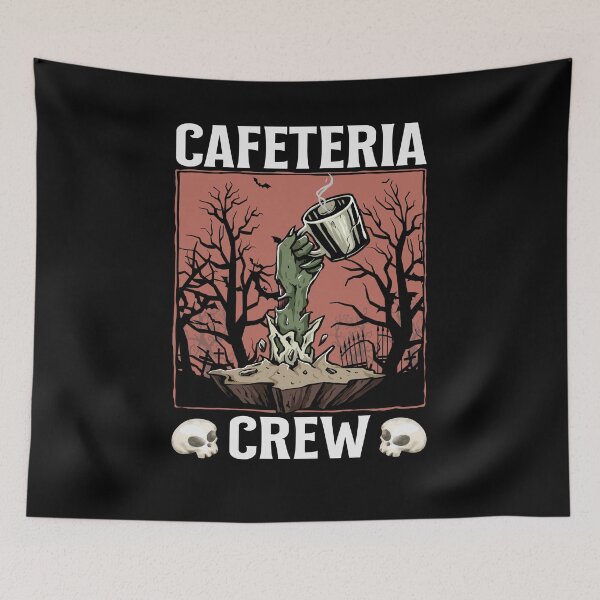 Item preview, Cafeteria Crew Funny Halloween Worker Squad designed and sold by vasilestuardk.