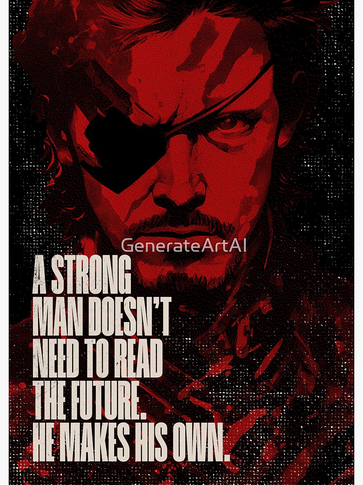 "Solid Snake Quote" Sticker for Sale by GenerateArtAI Redbubble