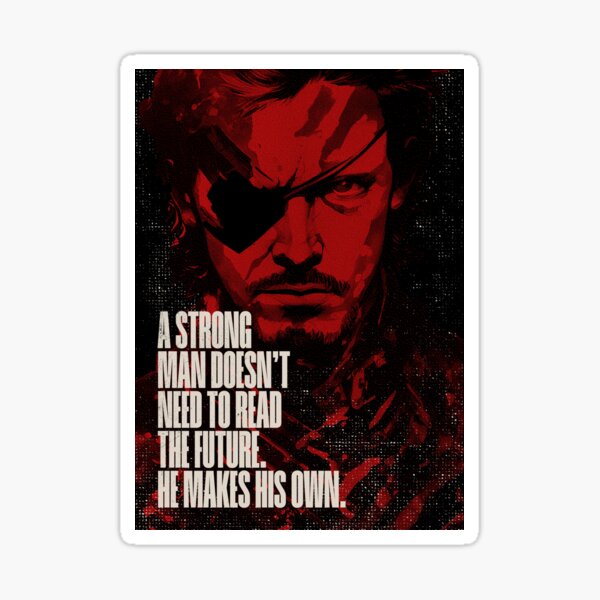 "Solid Snake Quote" Sticker for Sale by GenerateArtAI Redbubble
