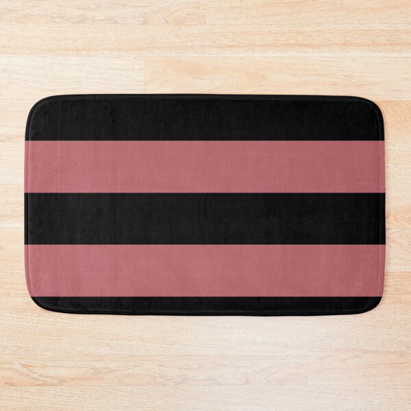 Item preview, Black Pink Minimal Horizontal Stripe Pattern Pairs 2023 COTY Terra Rosa DE5096 designed and sold by ColorOfTheYears.